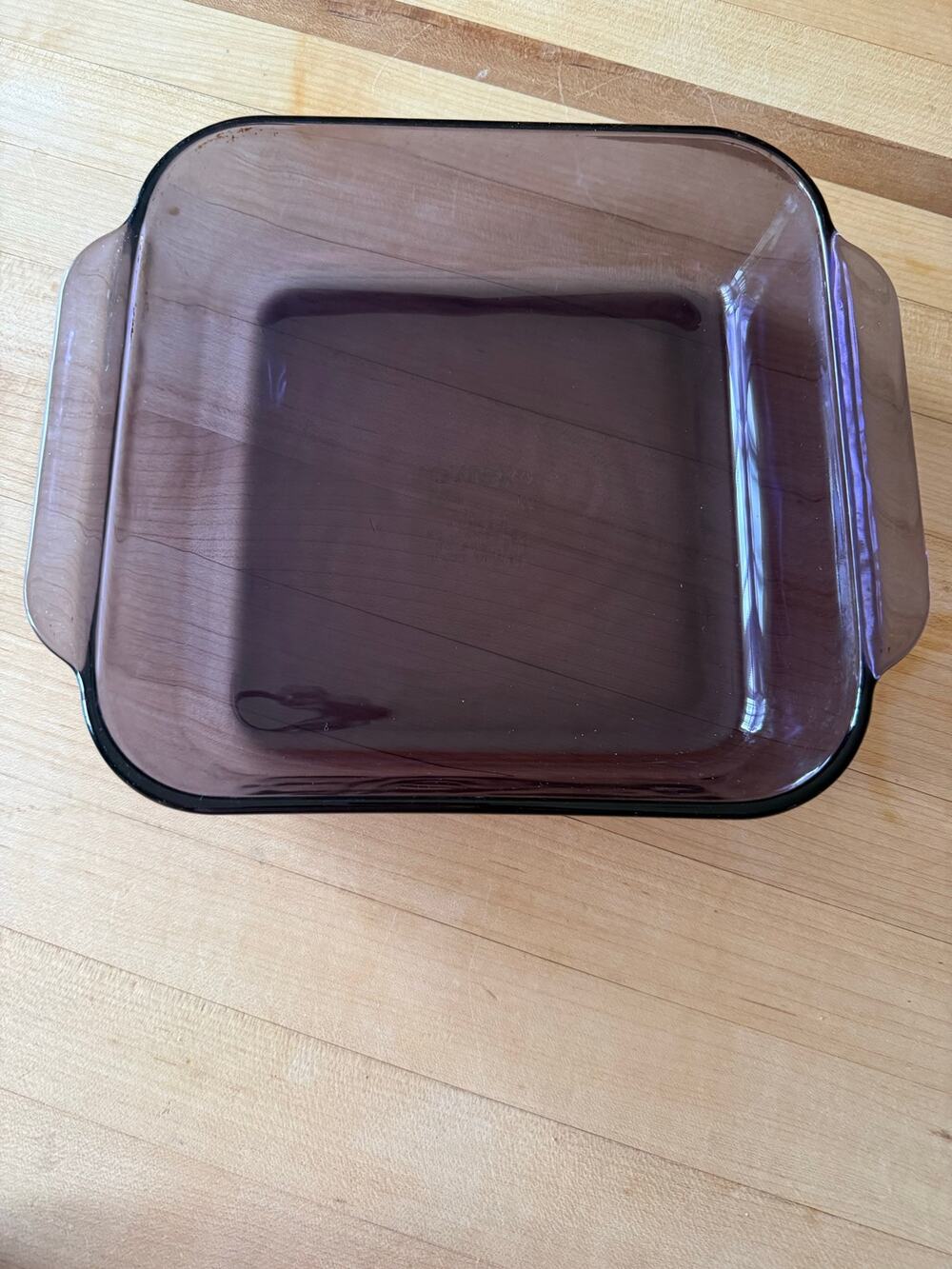Pyrex Amethyst Purple Square baking dish (model 222)